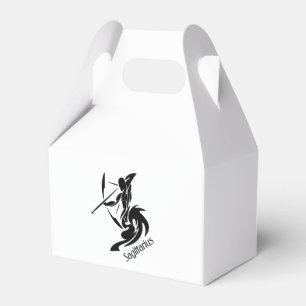 Caja Para Regalos Símbolo y Rótulo sagitario zodiaco