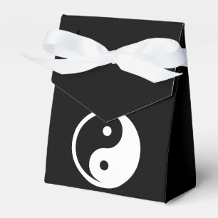 Caja Para Regalos Símbolo Yin Yang - diseño de tatuajes sólidos 2