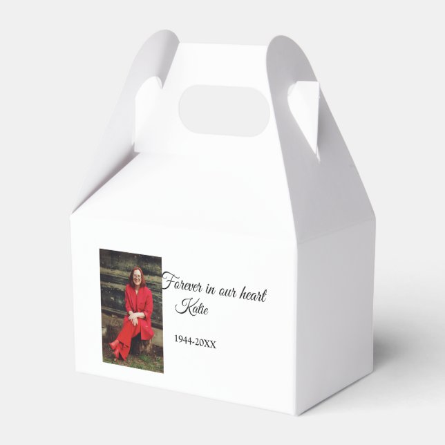 Caja Para Regalos simple Añadir el texto de la foto mantener el recu (Front Side)