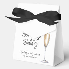 Caja Para Regalos Simple Boho Champagne Brunch Bubbly Baby Shower
