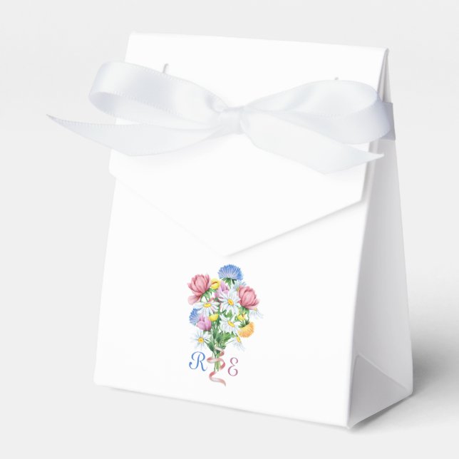 Caja Para Regalos Simple Garden Spring Daisy Wildflower Minimal  (Front Side)