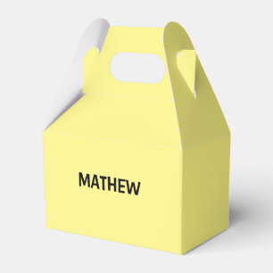 Caja Para Regalos simple initial letter monogram add your name lett