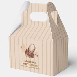 Caja Para Regalos Simple Neutral Rustic Boho Cowgirl Baby Shower 