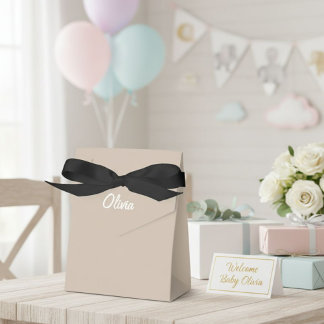 Caja Para Regalos Simple Party Box Gift Bag Favours neutral