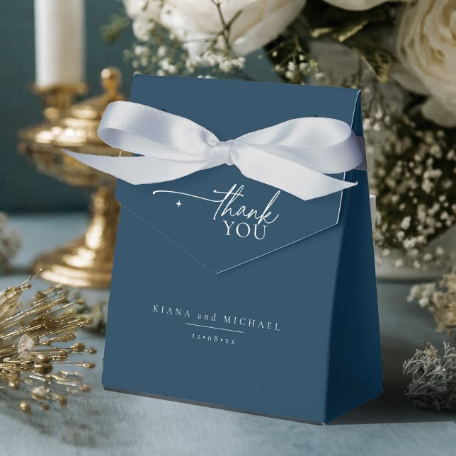 Caja Para Regalos Simplemente Boda de Moda Gracias Blu ID1046 prusia (Subido por el creador)