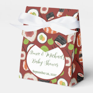 Caja Para Regalos Síndrome de Sushi Baby Shower neutral