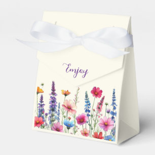 Caja Para Regalos Sinfonía de Flores Silvestres-Boda