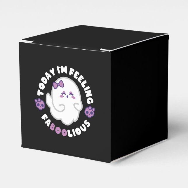 Caja Para Regalos Sintiéndose fabuloso (Costado Anverso)