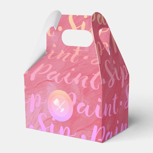 Caja Para Regalos Sip & Paint (Reverso)