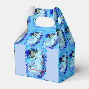 Caja Para Regalos Sirena blanca sentada Thunder_Cove