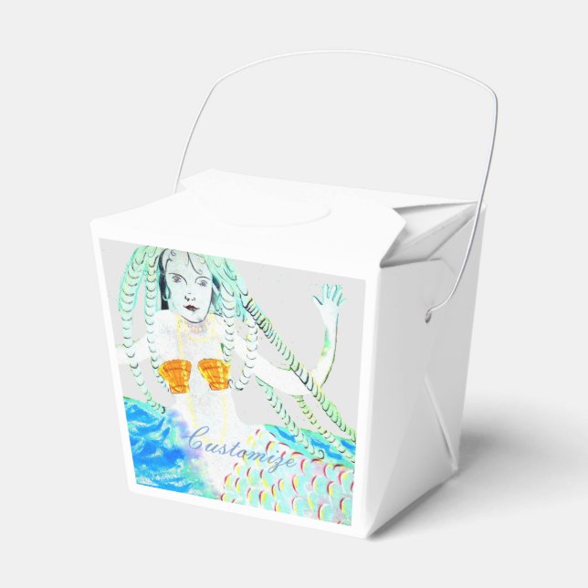 Caja Para Regalos Sirena con candados Thunder_Cove (Front Side)