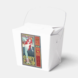 Caja Para Regalos sirena redheaded de la isla de conejo
