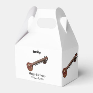 Caja Para Regalos Sitar personalizado ilustracion