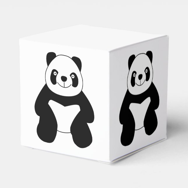 Caja Para Regalos Sitting panda (Reverso Costado)