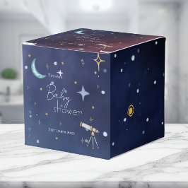 Caja Para Regalos Sky Moon & Stars Celestial Baby Shower 
