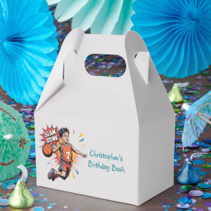 Caja Para Regalos Slam Dunk Boy Birday Bash