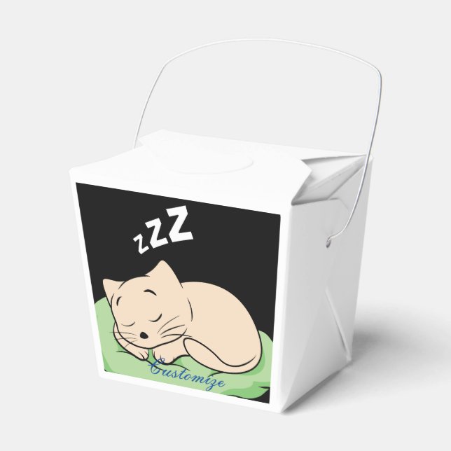 Caja Para Regalos Sleeping Kitty Thunder_Cove (Front Side)