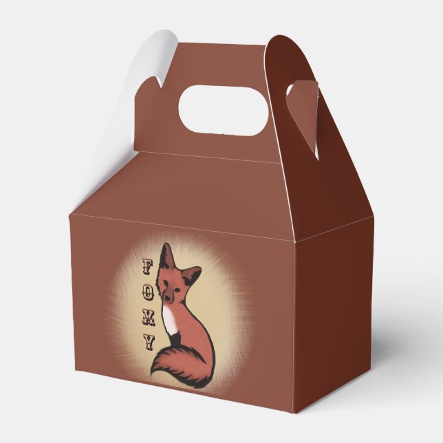 Caja Para Regalos Sly Red Foxy Fox (Front Side)