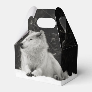 Caja Para Regalos Snow Wolf