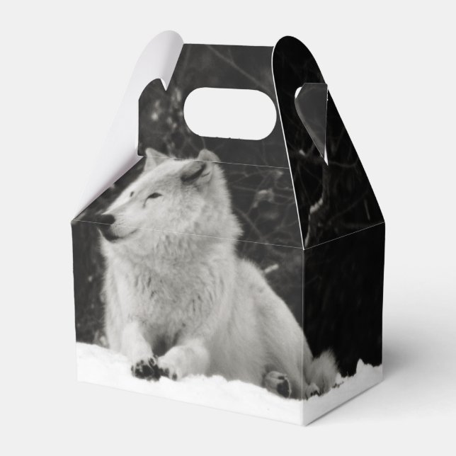 Caja Para Regalos Snow Wolf (Front Side)