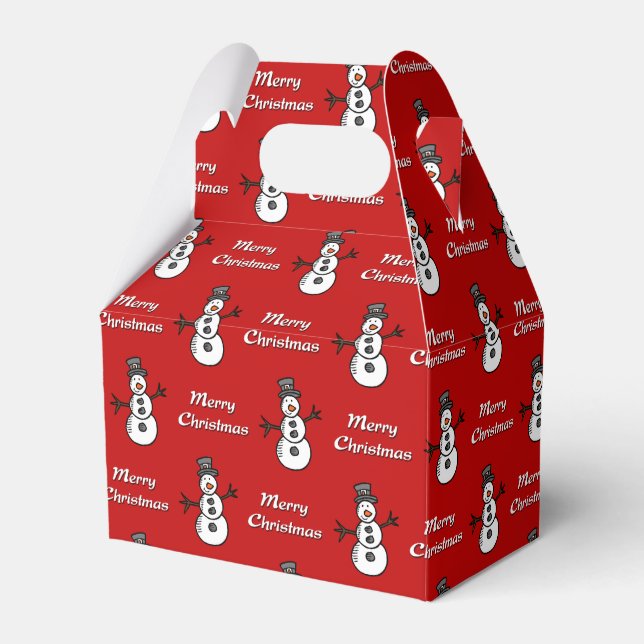 Caja Para Regalos Snowman (Front Side)