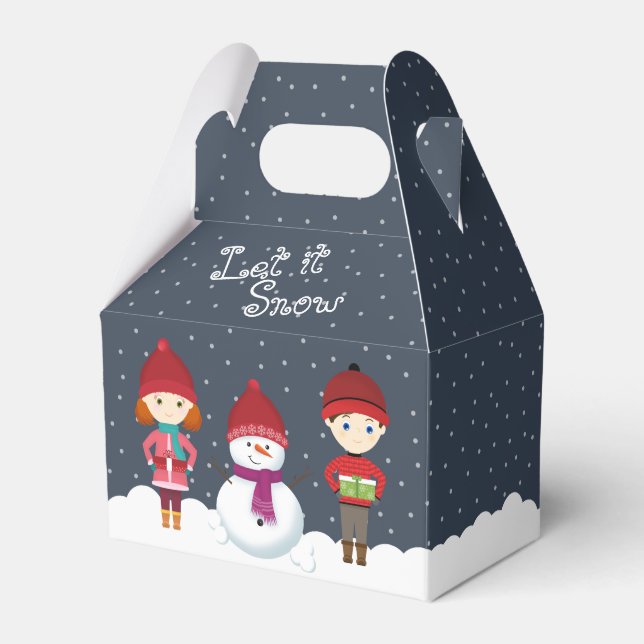 Caja Para Regalos Snowman Winter Wonderland (Front Side)