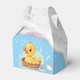 Caja Para Regalos Soapy Yellow Rubber Duck Chica primer Fiesta de cu