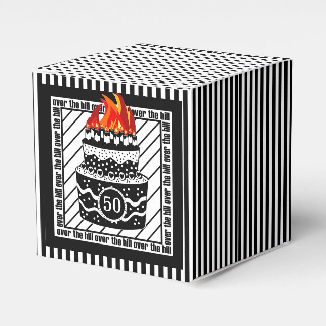 Caja Para Regalos Sobre la fiesta de cumpleaños de Hill (Costado Anverso)