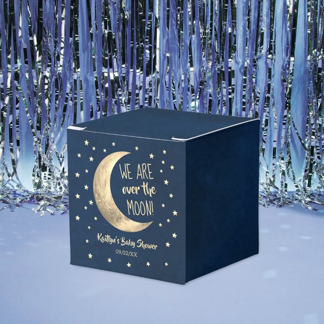 Caja Para Regalos Sobre la luna | BABY SHOWER (Subido por el creador)