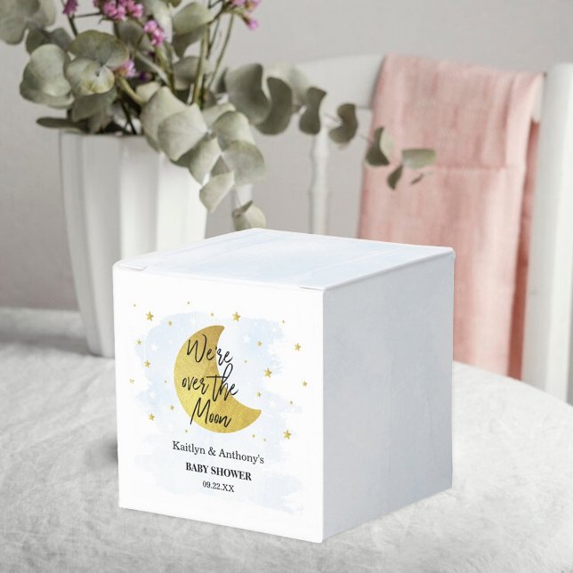 Caja Para Regalos Sobre la luna | Boys Baby Shower (Subido por el creador)