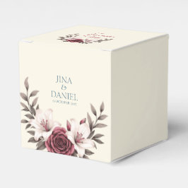 Caja Para Regalos Sofisticada Suite MicroBoda Floral (Rosa)