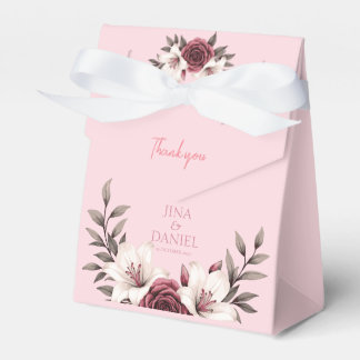 Caja Para Regalos Sofisticada Suite MicroBoda Floral (Rosa)