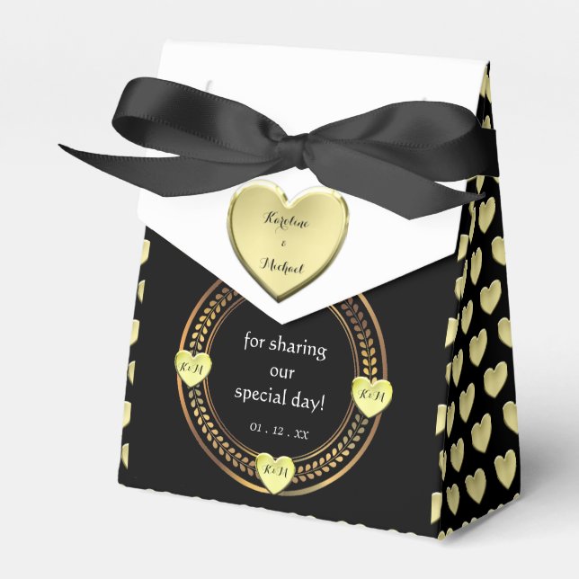 Caja Para Regalos Sofisticadas fiestas de bodas (Front Side)