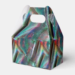 Caja Para Regalos Sofocación de la textura psicodélica arbolada, res