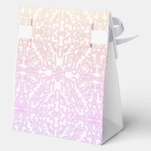 Caja Para Regalos Soft Pink Dream Mandala pattern series (Reverso )