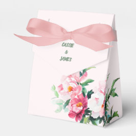 Caja Para Regalos Soft Pink Peony & Eucalyptus Floral Wedding
