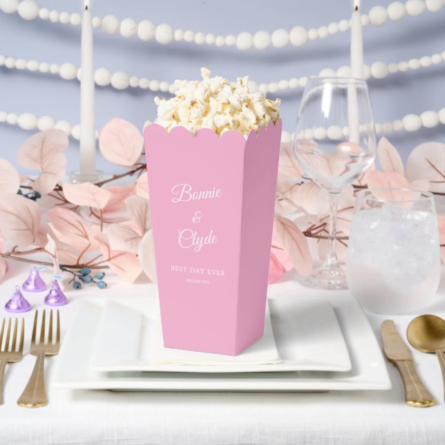 Caja Para Regalos Soft Pink Treat Box for Chic Wedding Favors (Boda)