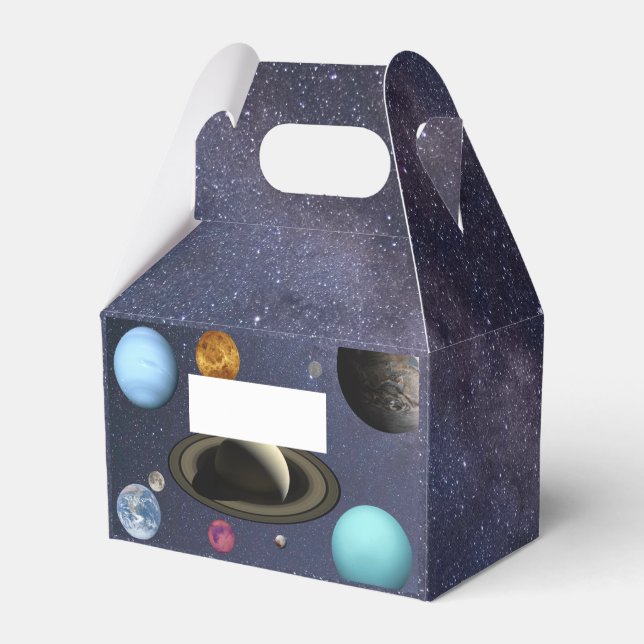 Caja Para Regalos Solar system planets (Front Side)