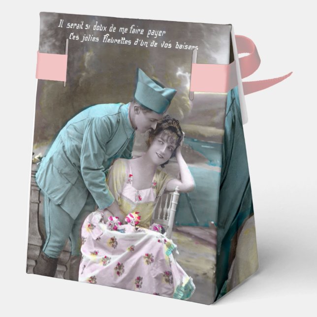 Caja Para Regalos Soldado y amante (Reverso )