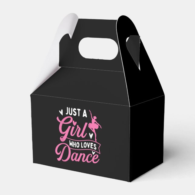Caja Para Regalos Sólo un Chica que ama la danza - bailarín bailando (Front Side)
