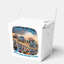 Caja Para Regalos Solo un chico que ama los camiones de monstruos