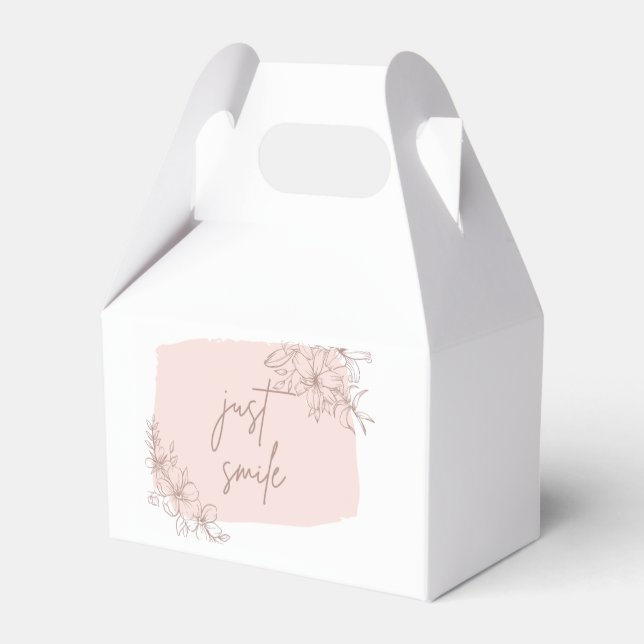 Caja Para Regalos solo un paquete de sonrisa (Reverso)