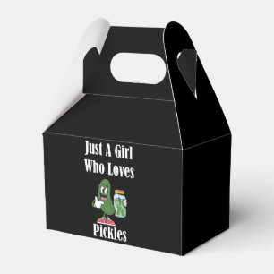 Caja Para Regalos Sólo Una Chica Que Ama Los Pepinillos En Vinagre
