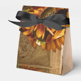 Caja Para Regalos Sombras naranjas En La Cesta De Tin