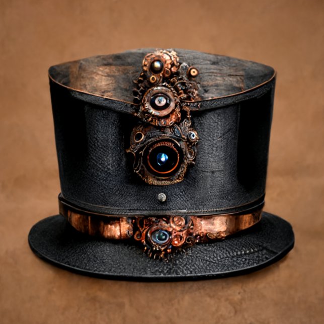 Caja Para Regalos Sombrero superior Steampunk (Subido por el creador)