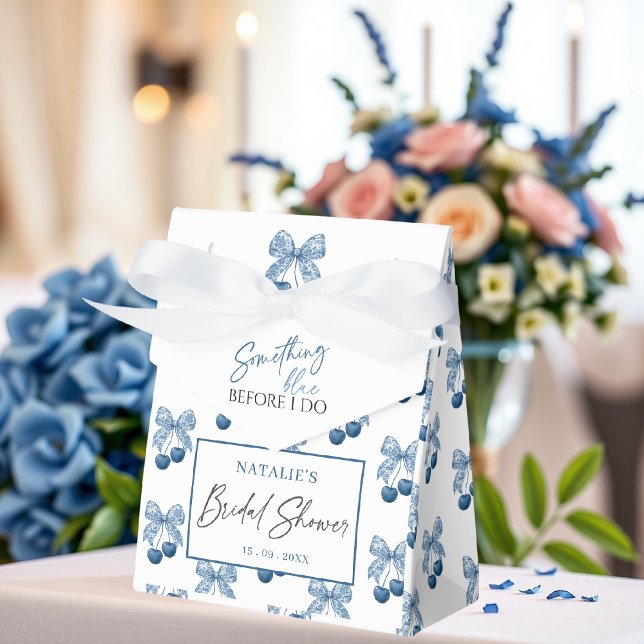 Caja Para Regalos Something Blue Before I Do Bridal Shower (Subido por el creador)