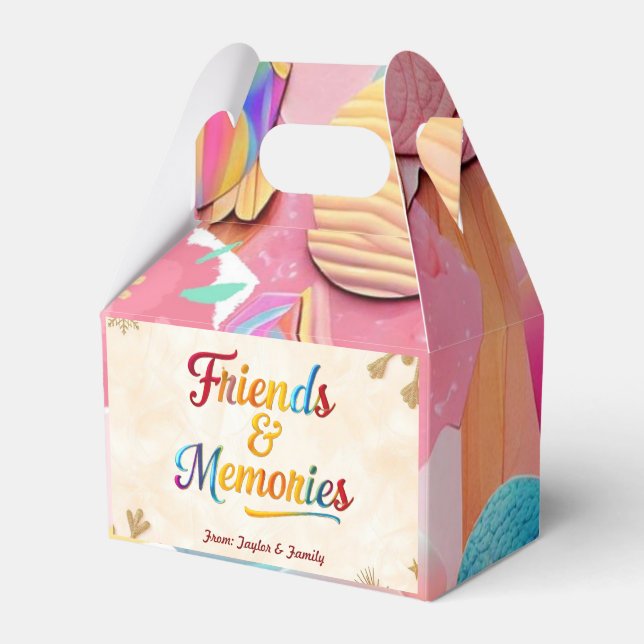 Caja Para Regalos "Sonrisas que unen" (Front Side)