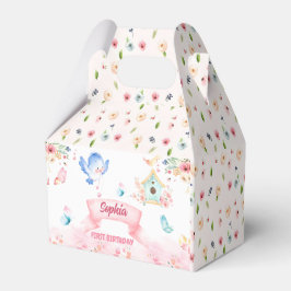 Caja Para Regalos Souvenir Box  Birthday Butterfly Garden