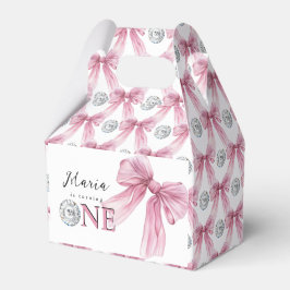 Caja Para Regalos Sparkle Pink Coquette Bow 1