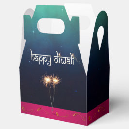 Caja Para Regalos Sparkling Happy Diwali - Favorito Box Gable